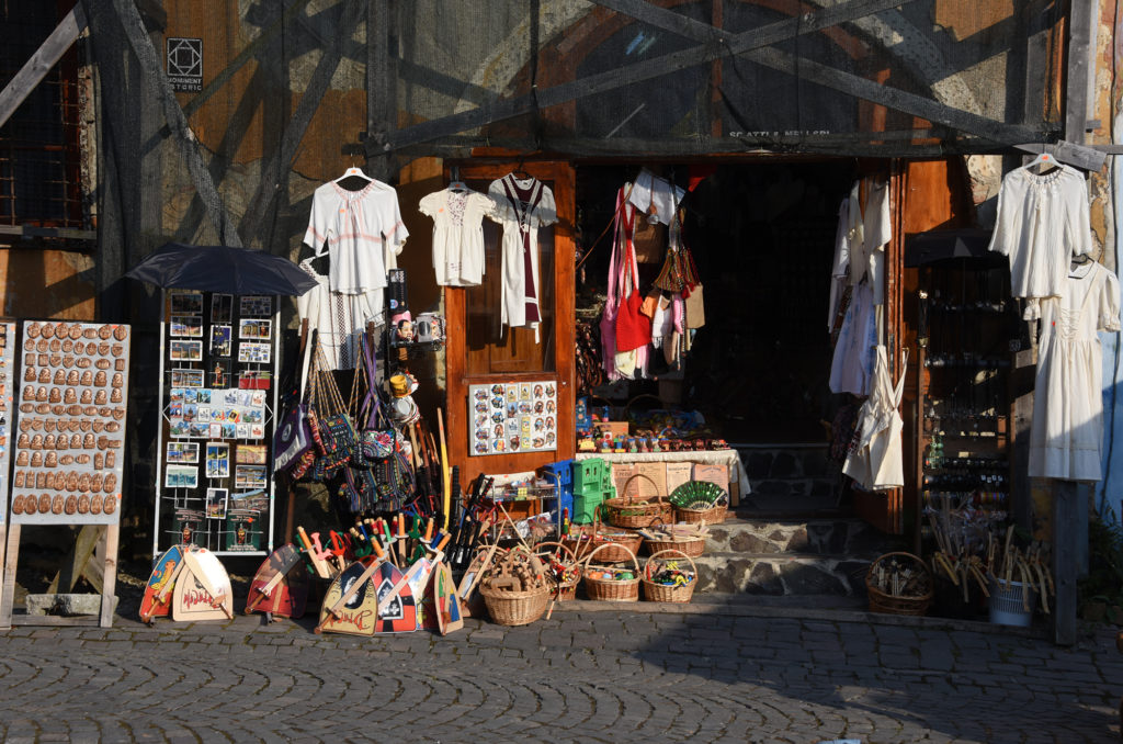 clothing and craft shop