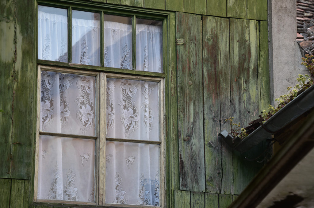 lace and old wood