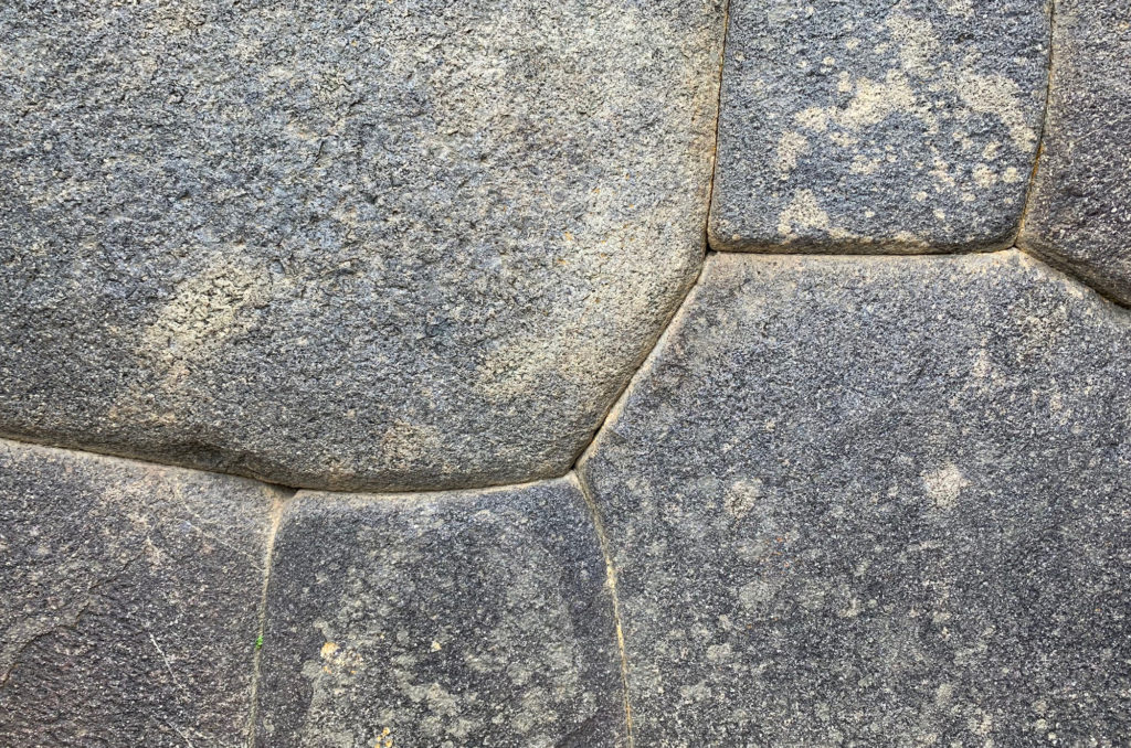 he huge stones comprising part of the Temple