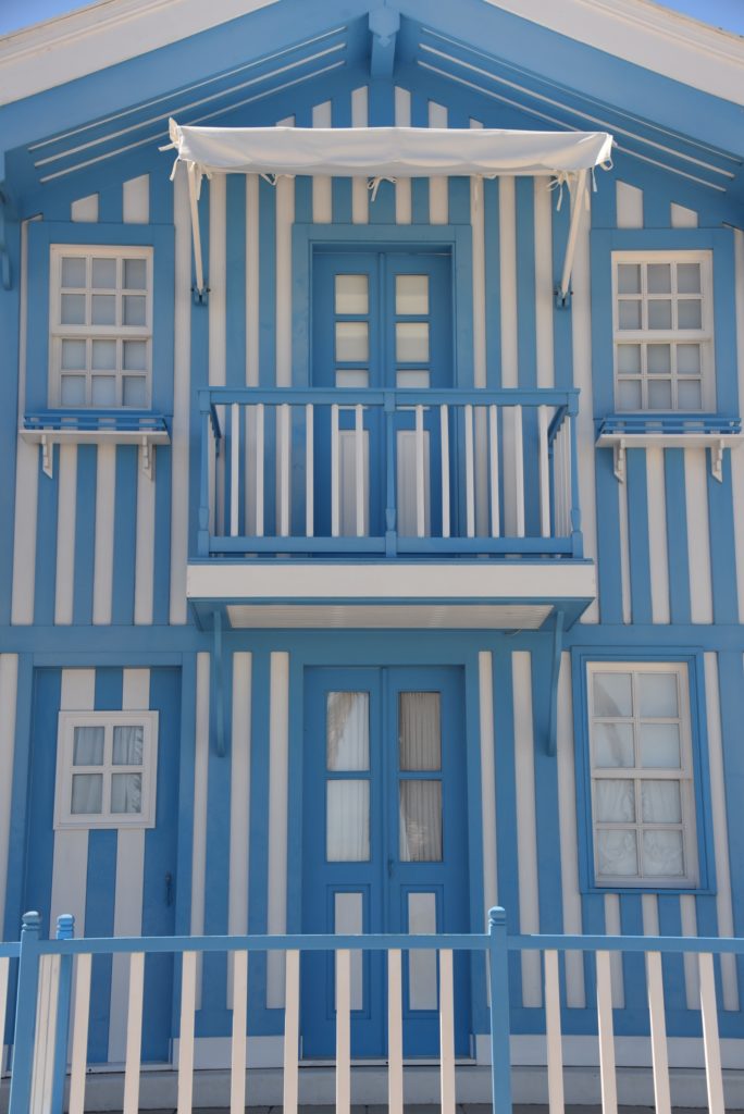 costa nova blue striped building