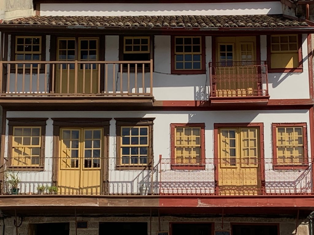 yellow doors and windows