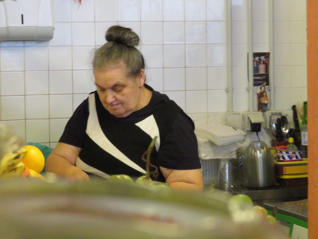 lady cooking