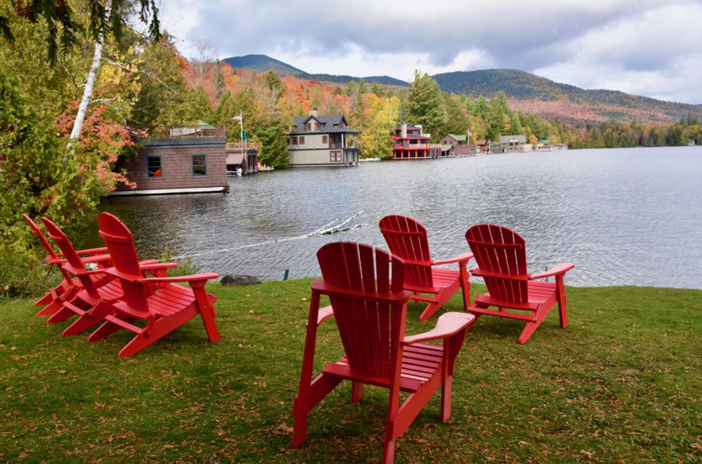 red chairs