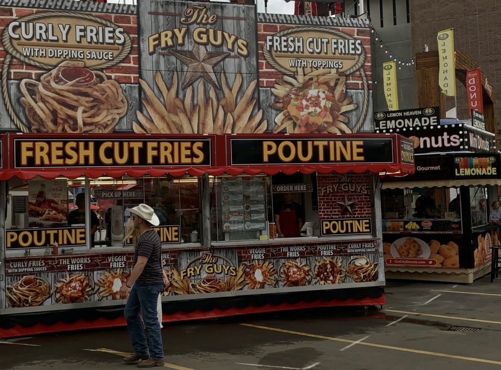 Concession Stands at Calgary Stampede - Calgary, Canada