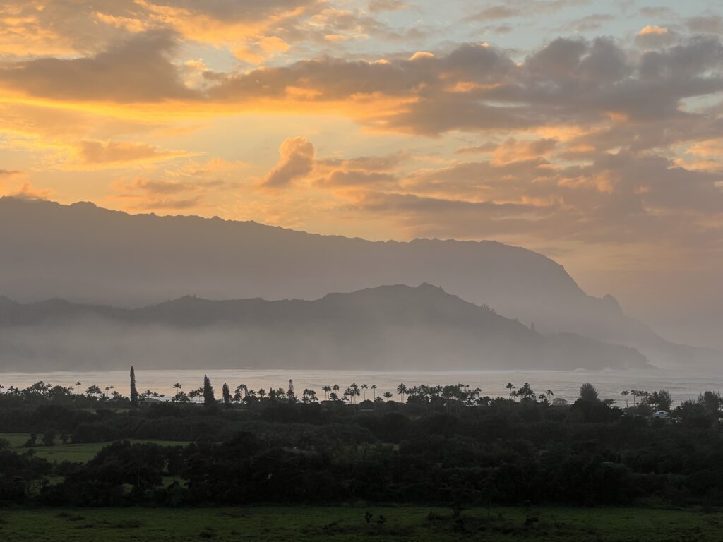 Sunset in Hawaii